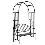 thumbnail of Helloshop26 - Arco de rosas gazebo de jardim com banco de metal gazebo 2202005