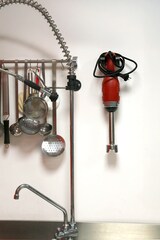 thumbnail of METRO PROFESSIONAL Stabmixer GSM1010, 250 W, 20 cm fester Mixstab, rot, 10 Liter