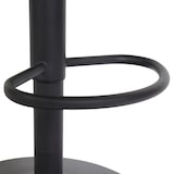 thumbnail of Set di 2 sgabelli da bar HWC-M67, sgabello da bar, con bracciolo poggiapiedi girevole tessuto/tessuto ferro FSC® ~ marrone scuro piede nero