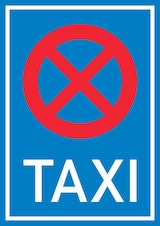 thumbnail of Schild Taxistand A3 (297x420mm)