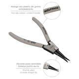 thumbnail of WOLFPACK - Alicates Arandelas Exteriores Recto 175mm. Acero Din 5254