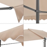 thumbnail of Helloshop26 - Toldo autoportante de doble vertiente 400 x 300 x 260 cm arena 03_0008295