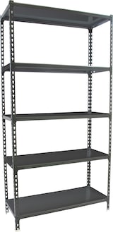 thumbnail of SimonRack Estantería Metálica, 1800x900x300 mm, 5 Alturas, Bandeja Metal, 180 kg de Punto Flexión, Antracita - Simonclick
