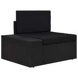thumbnail of vidaXL 3-delige Loungeset poly rattan zwart