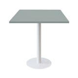 thumbnail of Restootab - Mesa Roma perna branca 70x70cm cinzento medio