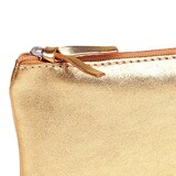 thumbnail of Clairefontaine 4x Schlampermäppchen aus Leder Cuirisé TM flach 22x11cm - Golden 8705C