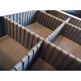 thumbnail of Transportkoffer blau mit Aluminiumrahmen 440x300x130mm Alukoffer Würfelschaum