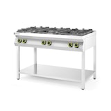 thumbnail of HENDI Gasfornuis 6-pits open standaard, Kitchen Line, 28,5kW, 1200x700x(H)900mm