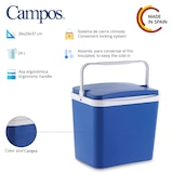 thumbnail of Campos - Blauwe koelkast van 24 liter