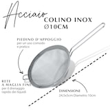 thumbnail of Fackelmann Colino a maglia fine per setacciare, materiale in acciaio inox, lavabile in lavastoviglie, appendibile, Ø 10 cm