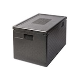 thumbnail of Thermo Future BoxGN 1/1 Premium, Caja aislante negra con tapa, 337 mm de profundidad, 61 litros, EPP robusto y duradero, extra alta