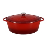 thumbnail of Cocotte - Menastyl - 6020103 - Ovale - En Fonte Acier émaillé - Rouge - 9 Litres