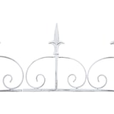 thumbnail of Conjunto de 4 cercas de jardim acelga branco antigo.