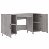 thumbnail of vidaXL Schreibtisch Grau Sonoma 140x50x75 cm Holzwerkstoff