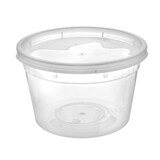 thumbnail of MONOUSO - PP-Schalen met Deckel Transparent “Deli Range” 460ml Ø12cm (240 Stück)