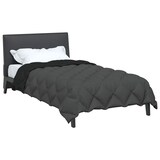 thumbnail of vidaXL Winterbettdecke Schwarz und Anthrazit 220 x 140 cm Mikrofaser