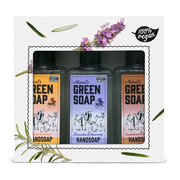 Marcel's Green Soap handzeep assortiment 3stuks