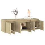 thumbnail of vidaXL TV-Schrank Sonoma-Eiche 120x30x40,5 cm Holzwerkstoff