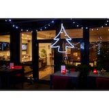 thumbnail of METRO Professional Albero di Natale decorativo, alluminio/pvc/rame, 48 x 2 x 56 cm, 72 LED, 9,2 W, bianco caldo/freddo