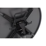 thumbnail of METRO PROFESSIONAL Table de bistrot Sofia, pliante, acier, impression effet bois, Ø 60 x 74 cm, ronde, gris foncé