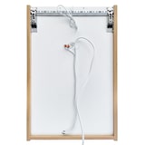 thumbnail of Spiegelschrank Hängeschrank mit Licht und Steckdose 3 Farbvarianten Eiche Dekor taupe grau V-90.59-S