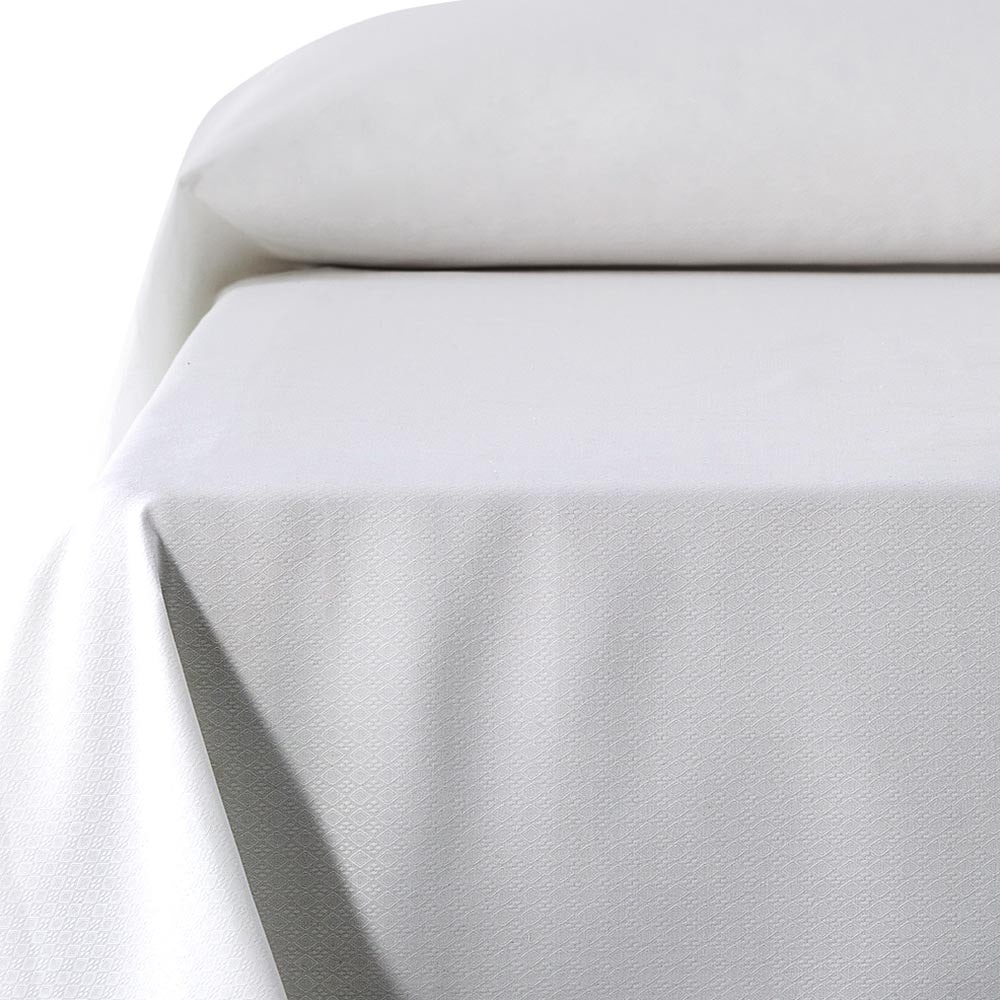 Colcha piqué blanca Hosteleria Diamante 220x270 |Cama 120 cm