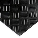 thumbnail of Pavimento Goma CHECKER  3MM Negro ROLLO 15 x 1,40mt