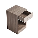 thumbnail of Home Nature Wohnkonzept Nachttisch modern Schublade Schlafzimmer Kommode Beistelltisch 40 cm Holzoptik