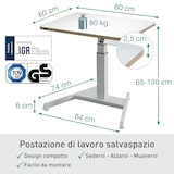 thumbnail of Mesa elevable eléctrica pequeña Leitz Ergo (65340001)