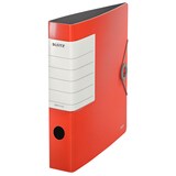 thumbnail of Ordner Solid A4, 62mm Rücken, rot, 180° Ordner Präzisionsmechanik. Sichttasche am Rücken, Gummibandverschluss