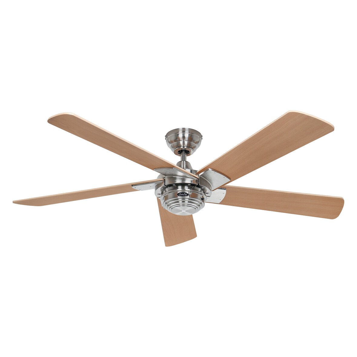 Deckenventilator Rotary Chrom Buche mit Fernbedienung 132