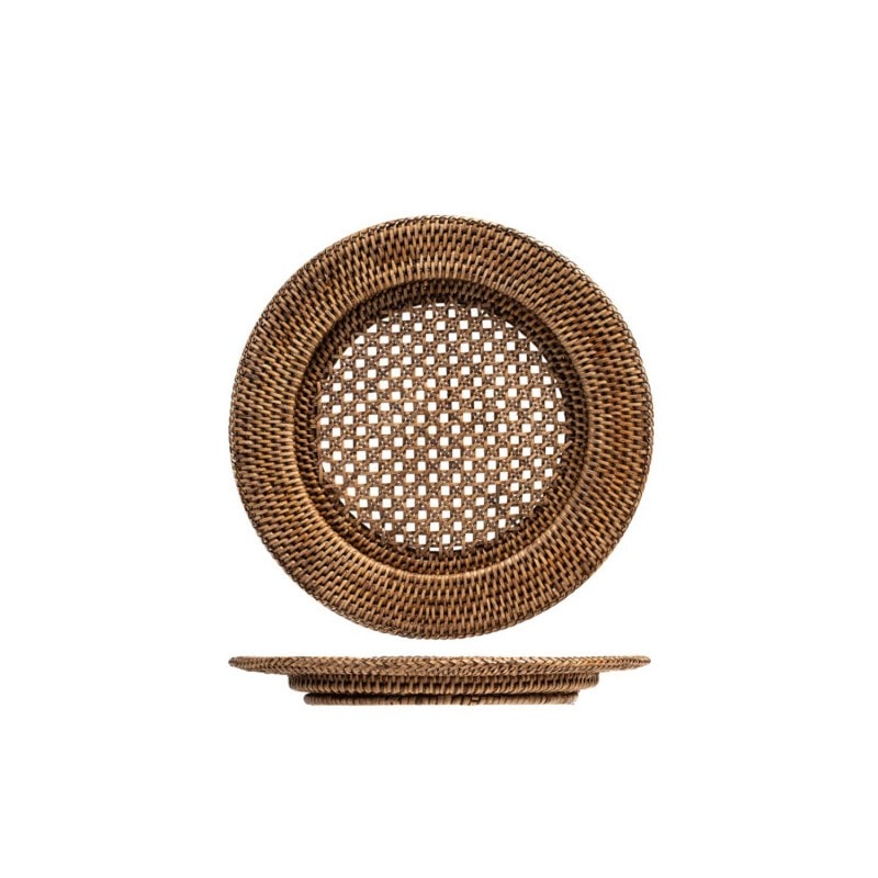 Sottopiatto in rattan Ø32 cm H&H