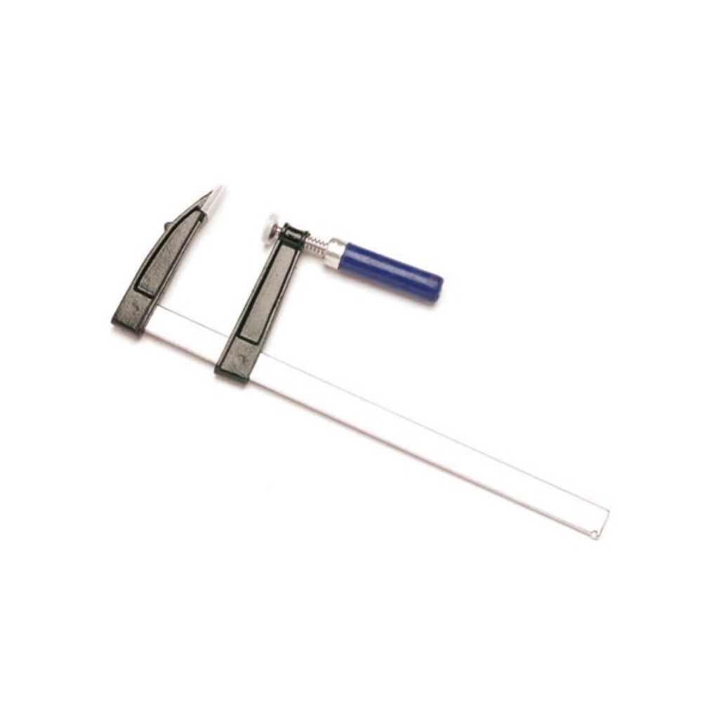 Serre-joint, 400 x 120 mm, 1285 g, poignée ergonomique, bleu