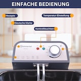 thumbnail of Sommertal XXL Doppel-Fritteuse mit Öl oder Fett – 3 Körbe, 5 Liter, 3000 Watt, Kaltzone, DF3270
