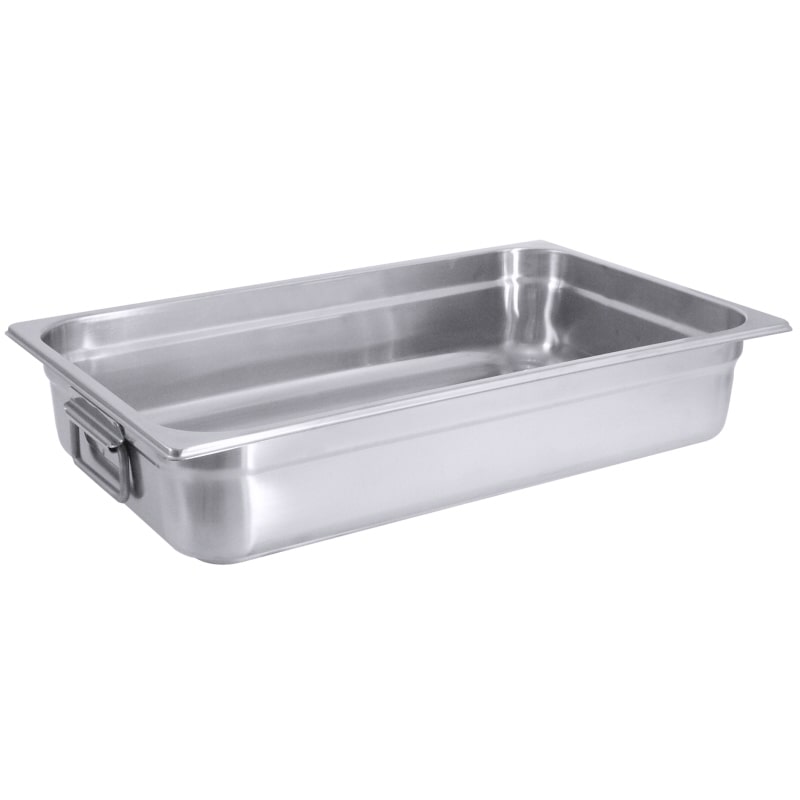 Contacto Bratpfanne GN 1/1- Edelstahl, 15 L, matt poliert, mit Sandwichboden, induktionsgeeignet