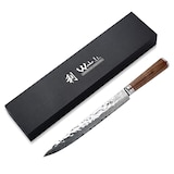 thumbnail of Wakoli Nussbaum Damast Fleischmesser I 25 cm Klinge I Nussbaumholzgriff