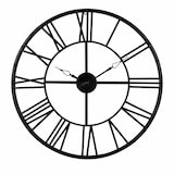 thumbnail of Relógio de Parede Redondo Vintage em Metal Ø 69 cm Preto