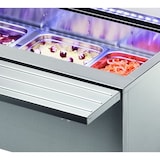 thumbnail of KBS Tablettrutsche für Salatbar Edelstahl für eine Frontseite Vollkonstruktion