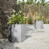 thumbnail of vidaXL Garten-Pflanzgefäße 2Stk.Sechseckig 46x40x45cm Verzinkter Stahl