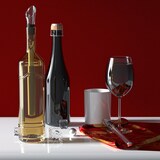 thumbnail of Intirilife Weinkühlstab aus Edelstahl mit Ausgießer in Silber - 21 x 3.8 cm - Wein Kühler Verschluss Zubehör