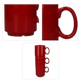 thumbnail of 120er Set EVENT stapelbare Kaffeebecher ROT Porzellan 250 ml
