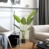 thumbnail of HOMCOM planta artificial decorativa 109 cm planta artificial ave del paraíso con maceta y hojas para interior hogar salón oficina verde