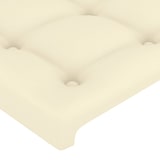 thumbnail of vidaXL LED Kopfteil Creme 100x5x78/88 cm Kunstleder