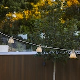 thumbnail of Lumisky NATURA 20 LED 13M Solar-Lichterkette Holz Beige