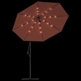 thumbnail of Helloshop26 - Ombrellone decentrato con illuminazione a LED e palo in acciaio diametro 300 cm arancione 02_0008580