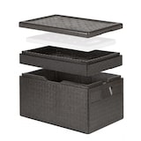 thumbnail of KIT FROID - 1 conteneur isotherme PPE 46L - Ouverture par le haut - Adapté GN 1/1 + 1 plaque eutectique GN1/1 froide 4kg + Support réhausse plaque