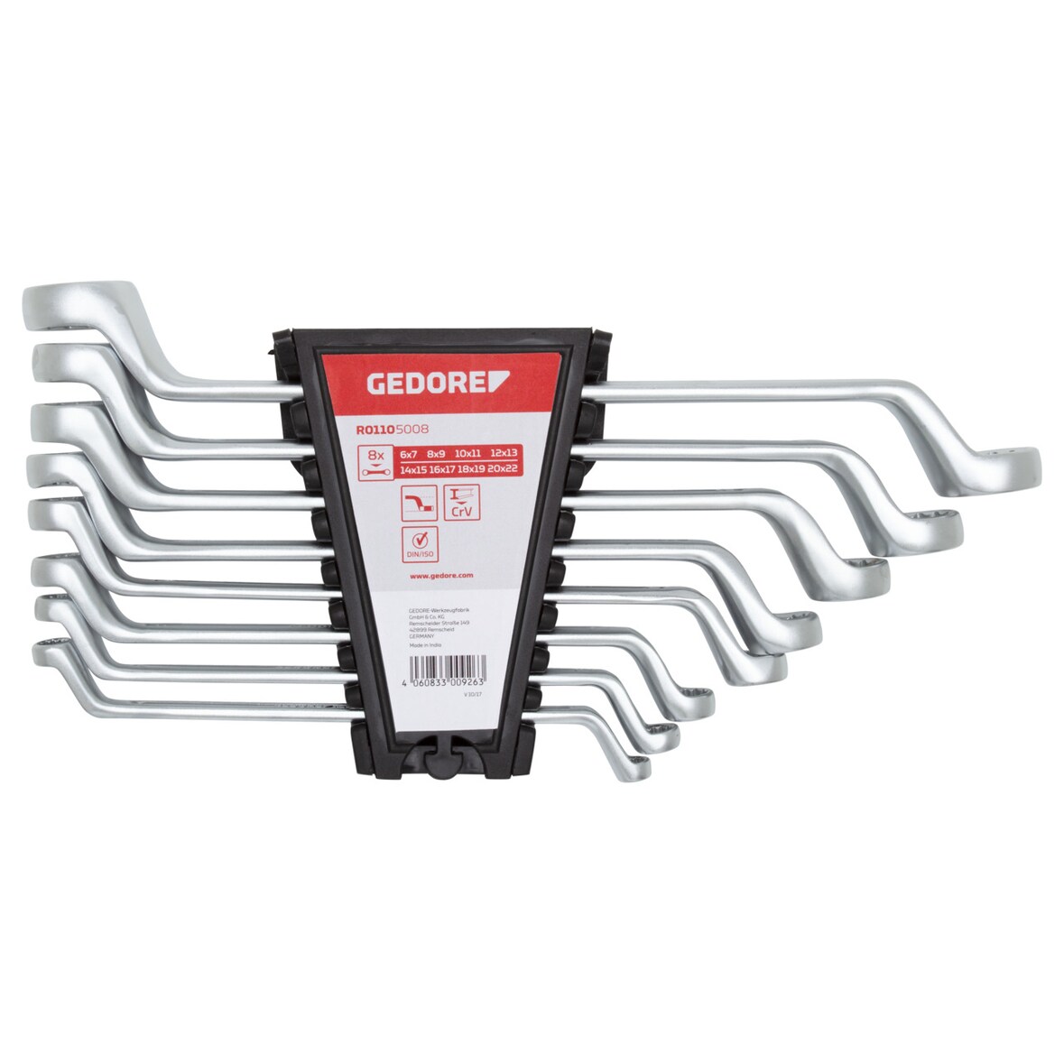 GEDORE red Doppelringschlüssel Satz SW6-32 mm 12-teilig, R01105012