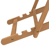 thumbnail of vidaXL Strandstuhl Klappbar Massivholz Teak Rot