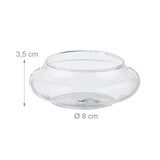 thumbnail of Relaxdays Teelichthalter schwimmend, 12er Set, Glas, Tischdeko Hochzeit, Pool & Teich, Schwimmteelichter, transparent