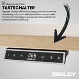 thumbnail of Bisley E-WonderTech elektrisch höhenverstellbarer Schreibtisch 120x60 cm in schwarz/lichtgrau - Elektrischer Tisch höhenverstellbar mit